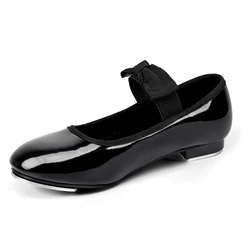 ARCLIBER Patent Easy Strap Artistic Tap Shoe for Girls and Boys (Toddler/Little Kid/Big Kid)