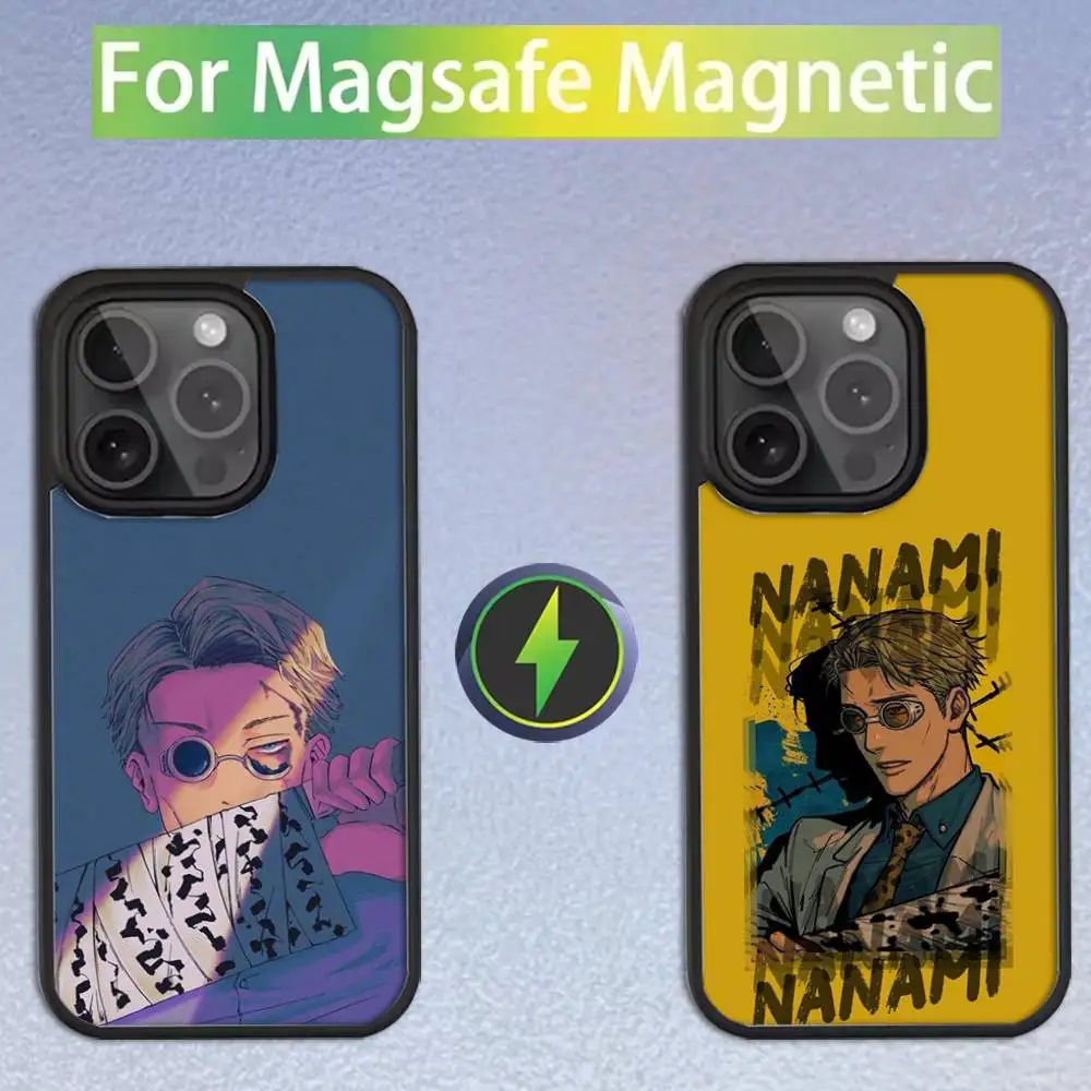 

Kento Nanami Jujutsu Kaisen Phone Case For iPhone 16,15,14,13,12,11,Pro,Max,Plus,Mini,SE Magsafe Magnetic Wireless Charging