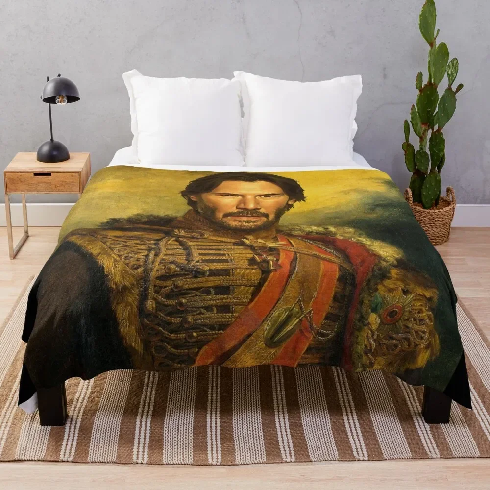 

Keanu Reeves - replaceface Throw Blanket Soft Plush Plaid Blankets For Sofas Decorative Beds Picnic Blankets