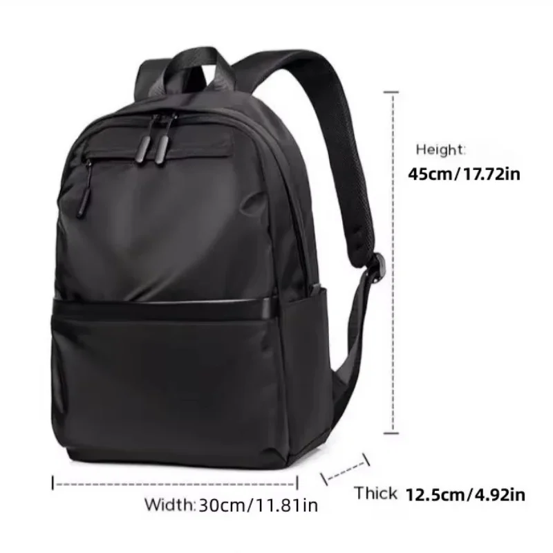 Nylon Backpack New Men's Backpack Business Casual Large Capacity Computer Bag Simple Travel Backpack