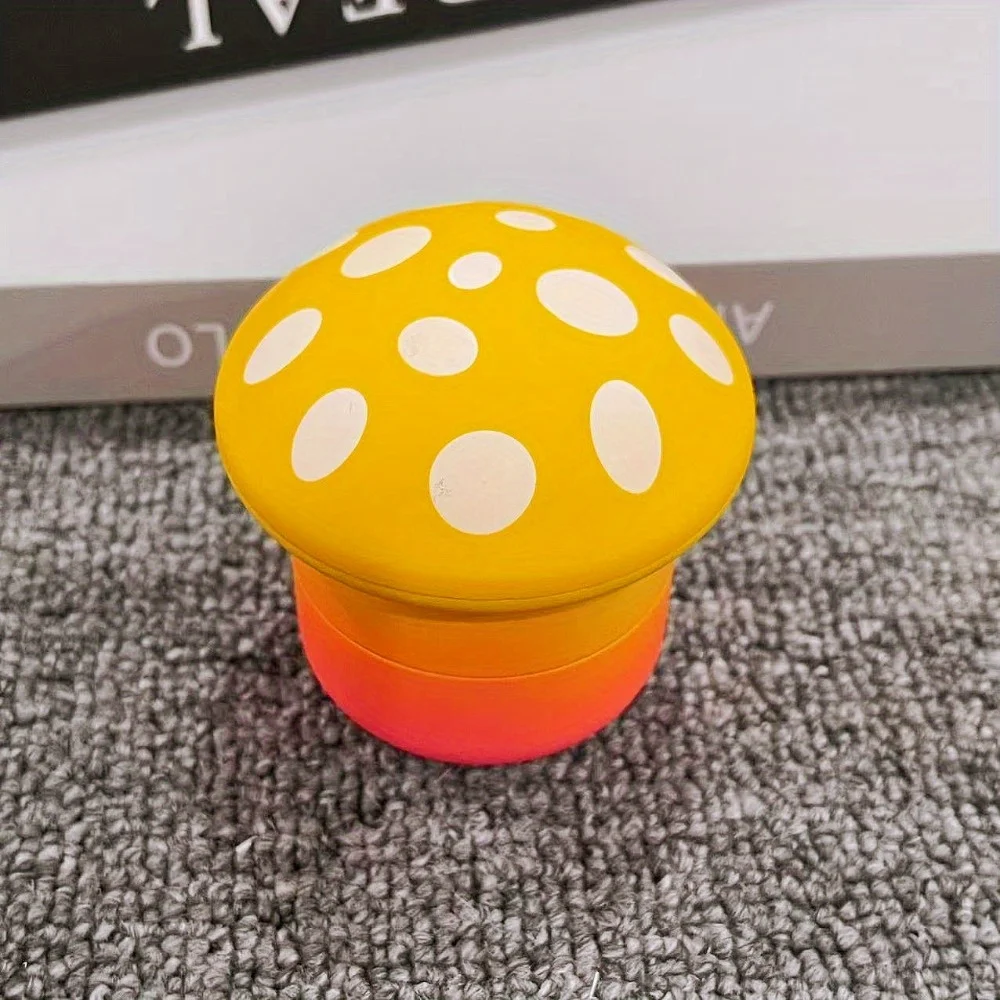 2.5 بوصة المعادن الفطر عشب طاحونة الملح مطحنة التوابل هاون دليل مدقة الفلفل التبغ الخام العشب طاحونة التدخين اكسسوارات #5