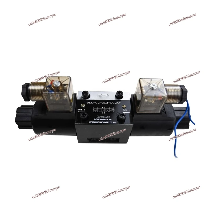 Hydraulic solenoid directional valve control valve, hydraulic press, hydraulic solenoid valve group, plug solenoid valve 220V