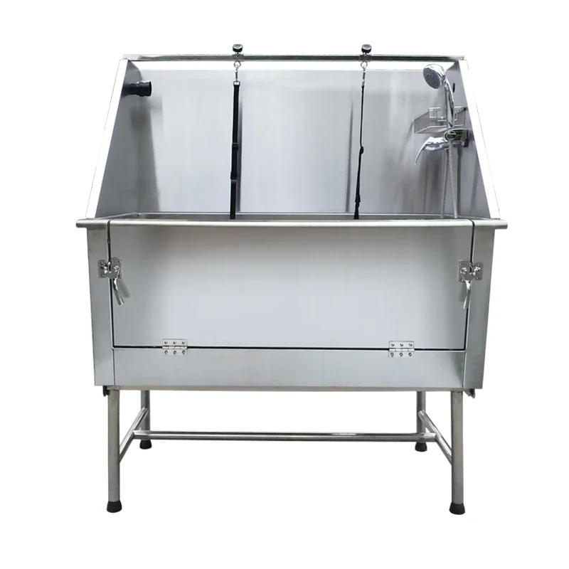 Foldable Stainless Steel Cat Pet Grooming Bath Tubs Sink Dog Spa Bathtub