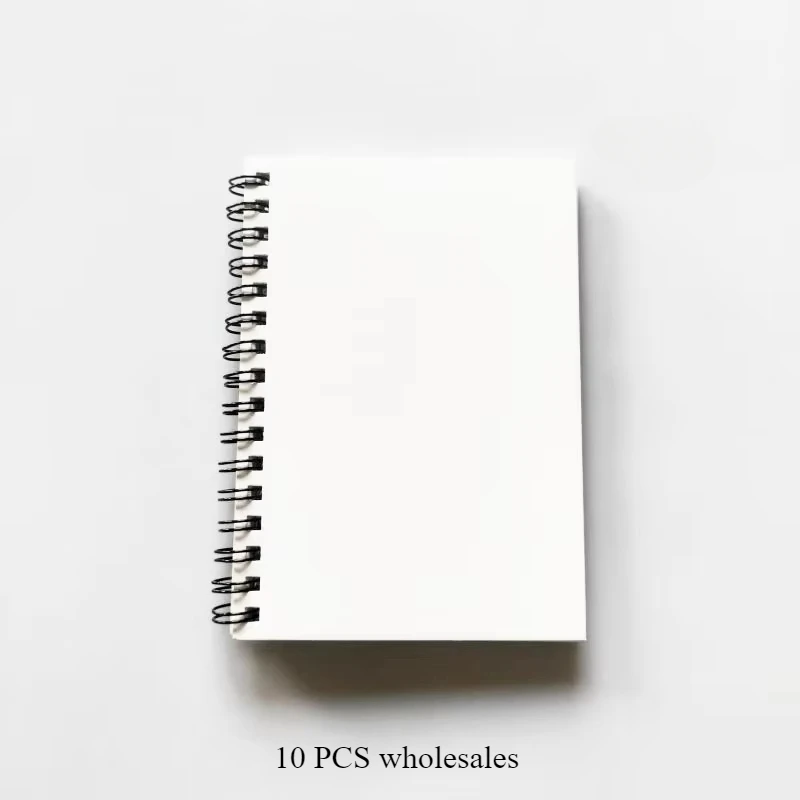 5/10PCS Blank Notebooks Sublimation Notebook  A6 A5 SIZE 60-Sheets Double-sided Printted Note book for School Office Supplies