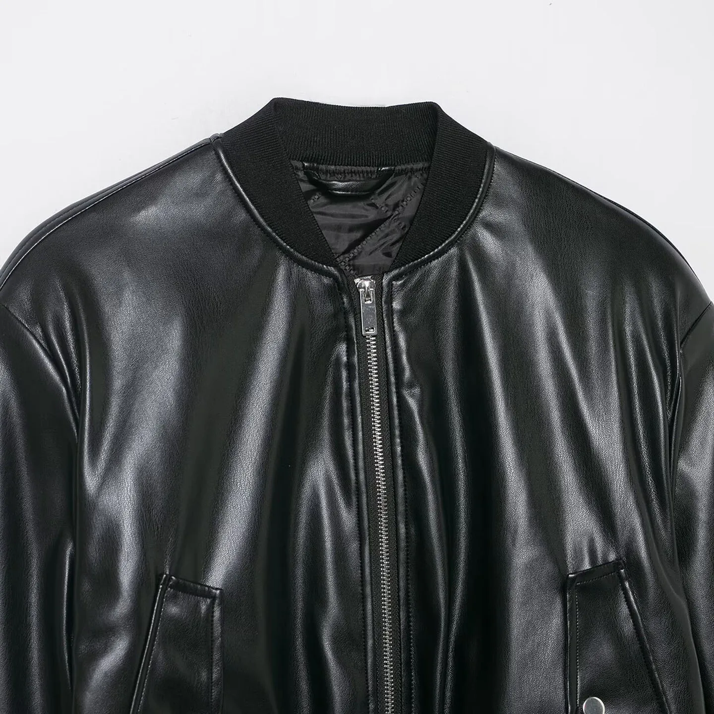 Women's Fashionable Loose Motorcycle Pilot Short Jacket Outerwear Autumn 2026 New Arrival Individual Style Casual Coat
