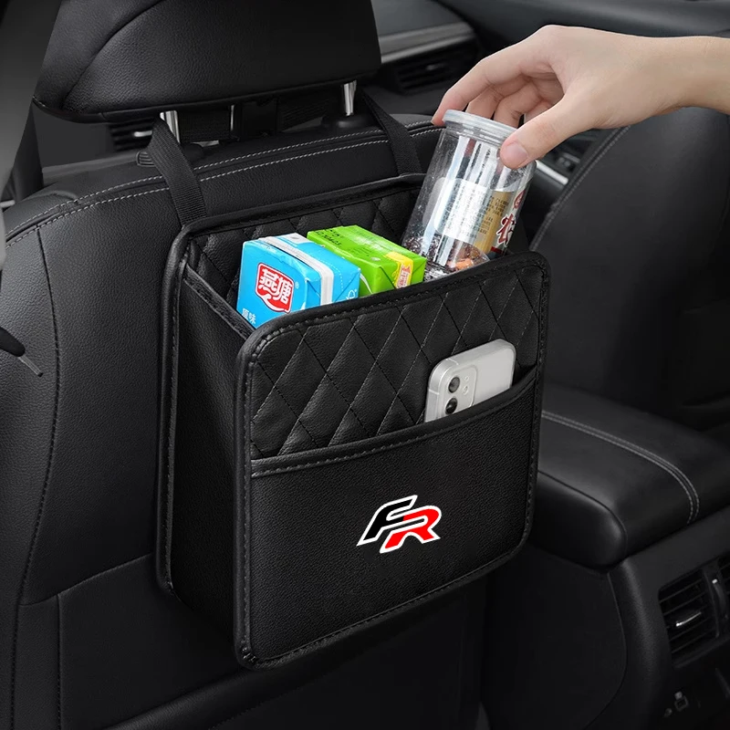 Car Back Rear Trunk Seat Elastic String Storage Bag Pocket Car Organizer Tidying For Seat FR Leon Ibiza Altea Mk2 Mk3 Arosa Exeo