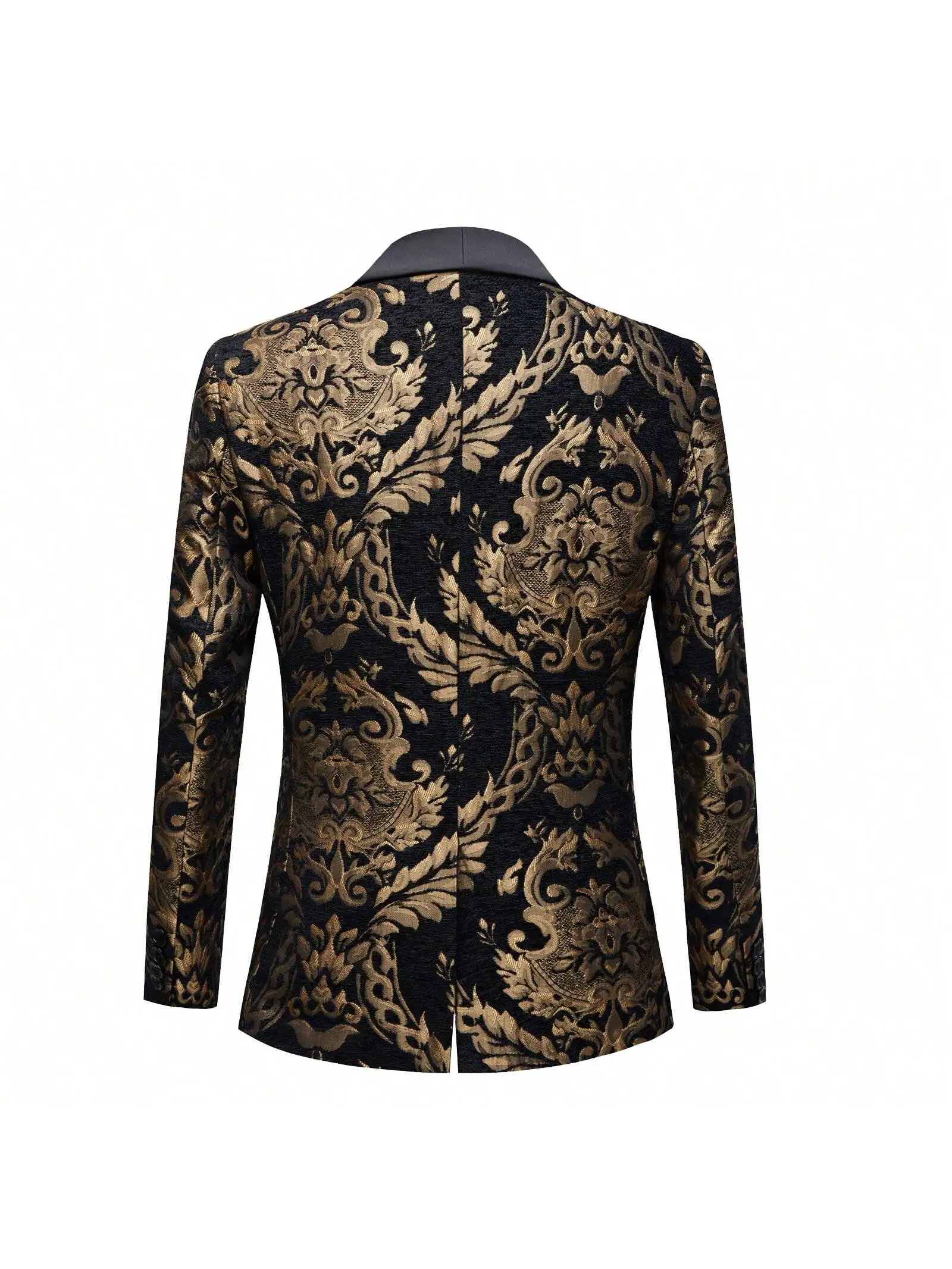 メンズ スポーツ コート & ブレザー フラワー スーツ ジャケット 1 ボタン ペイズリー タキシード