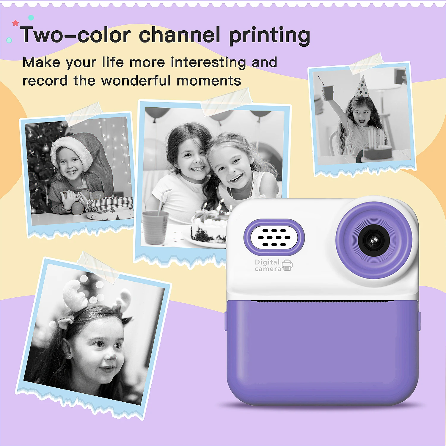 

Принтер этикеток Marklife P03 Maker Портативный беспроводной термопринтер Камера, совместимая с iPhone Android для школы и дома