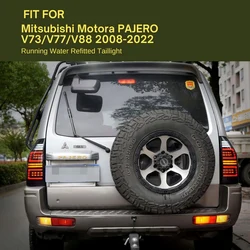 LED Tail Light For Mitsubishi Pajero V73 V75 V77 V87 V88 2004-2014 Dynamic Signal Animation DRL Automotive Accessories