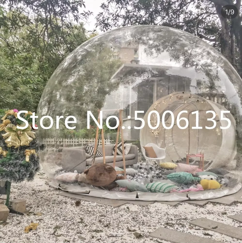 Inflatable Bubble Tree Tent,inflatable Show House Famaily Backyard Camping Tents,0.45mm Pvc DIY House Camping Room