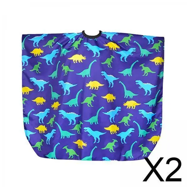 

2xKids Haircut Cape Hair Cutting Cape Hair Cut Apron Cape Professional for Home Barber