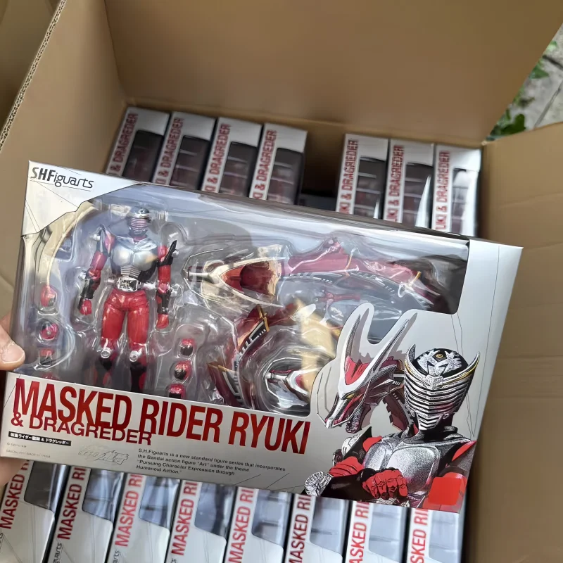 En Stock, máscara de bandai, jinete Ryuki Dragreder, contrato de invocación, modelo de bestias, regalo sorpresa, juguetes, figuras de acción de alta calidad