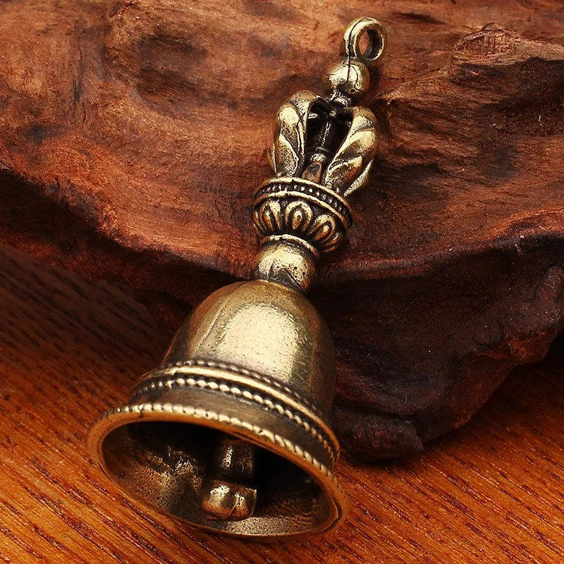 1 قطعة الحرف اليدوية النحاسية يموت الصب قطرة الرياح جرس البرونزية التبتية الإبداعية #2