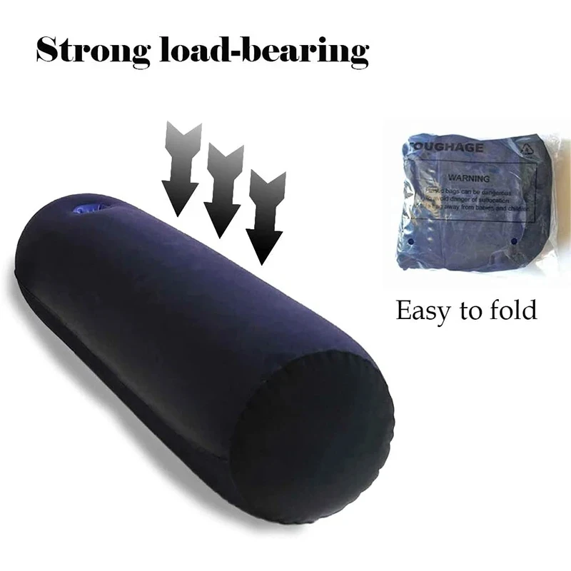 Almohada inflable multifuncional para el cuerpo, cojín de aire para Yoga, pierna Lumbar, soporte para posiciones de viaje, Asleeping rápido