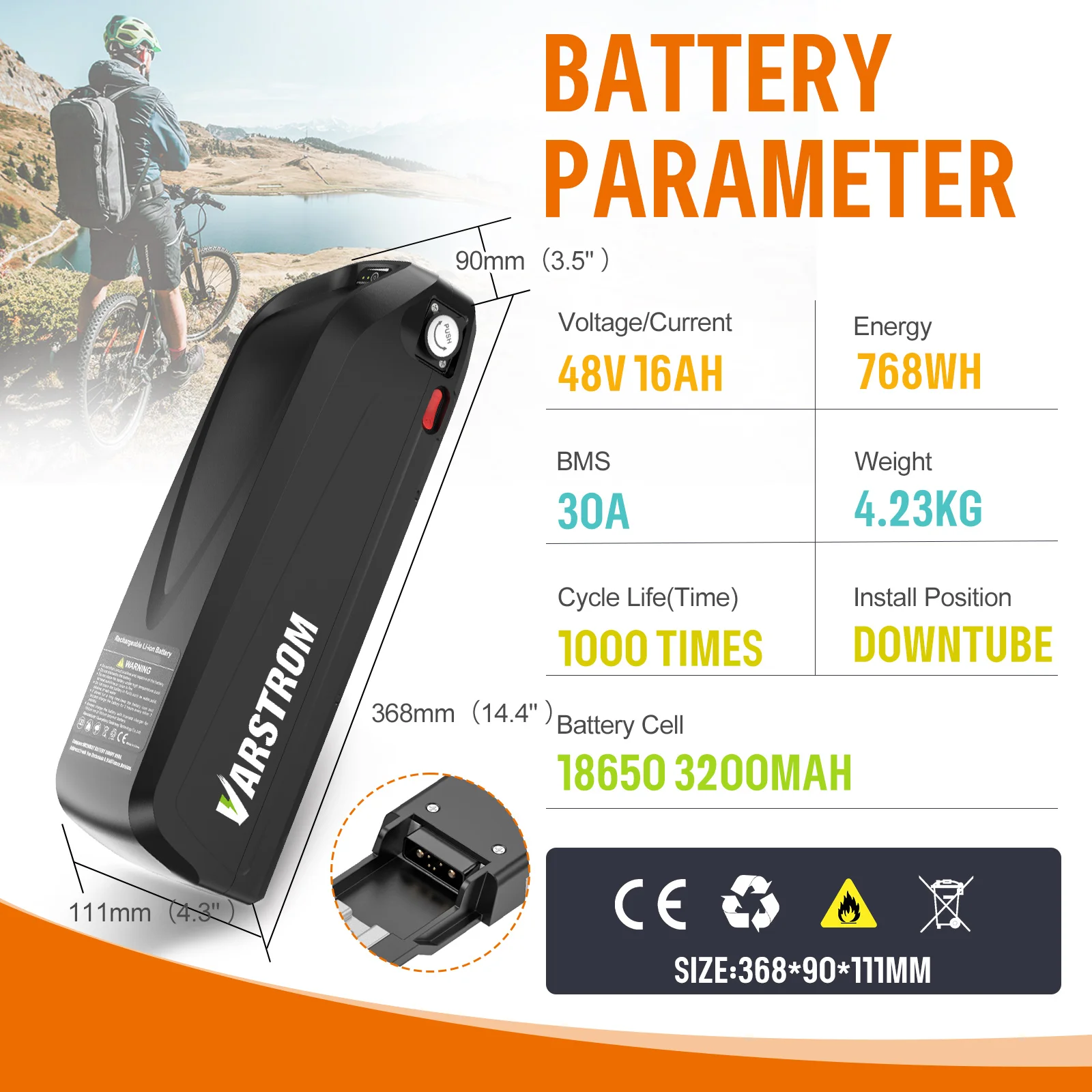 [AUF VERKAUF] VARSTROM 125XVH Elektrofahrrad-Umrüstsatz Hinterradnabenmotor 500 W 750 W mit Hailong-Batterie 13 Ah 20 Ah