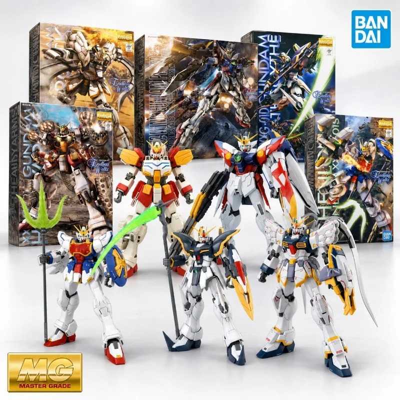 

Bandai MG 100 Wing Zero Deathscythe Heavyarms Altron Shenlong Gundam EW Endless Waltz Mecha Robot Assembly Plastic Model Kit Toy