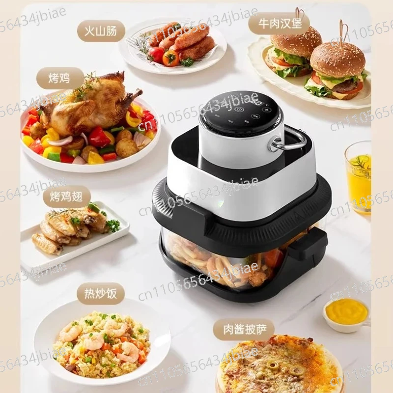 Capacity Multifunctional All-in-one Design with High Borosilicate Glass Visual Window and No-turn Design
