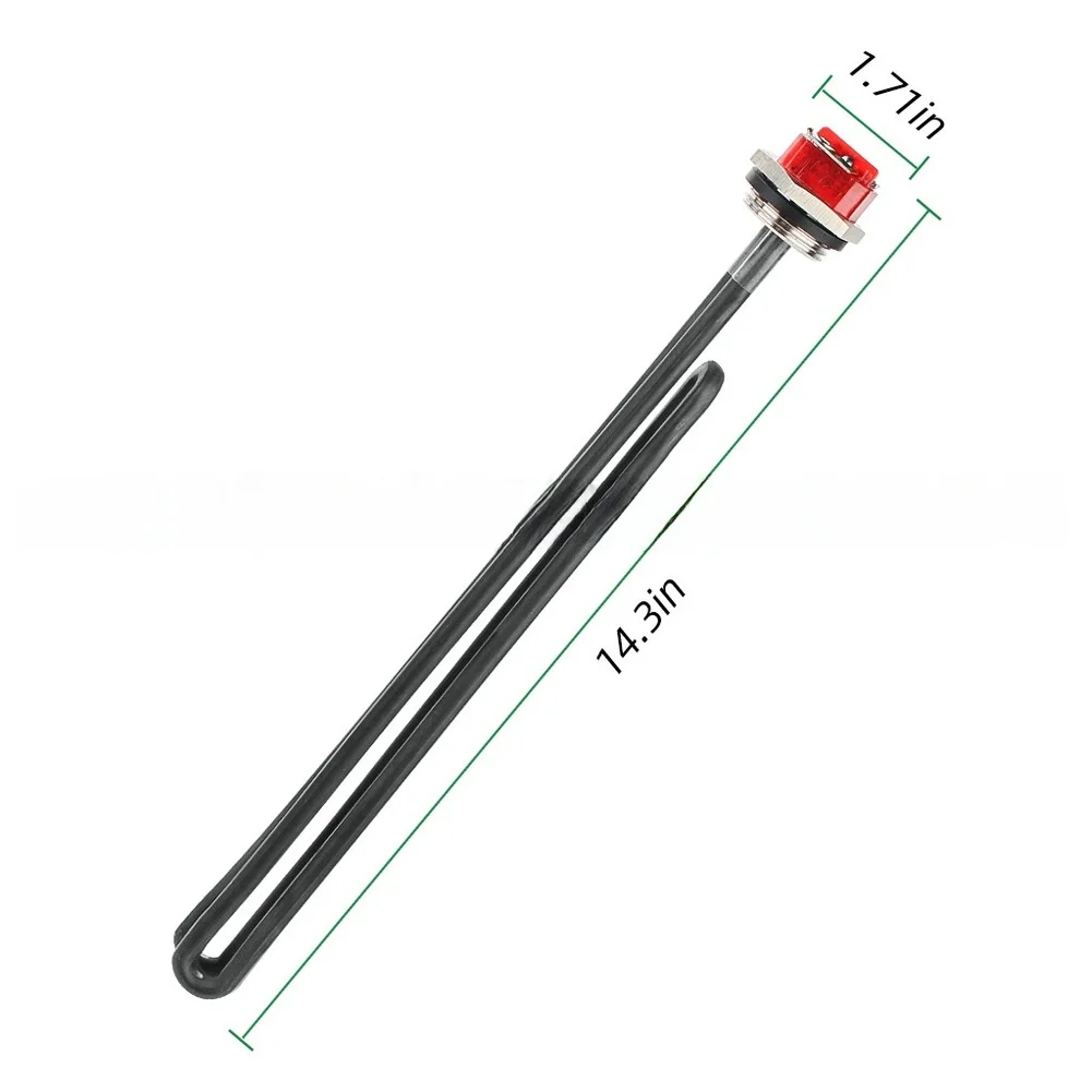 Electric Water Heater Part 240V Heating Rod For Rapid Water Heating 240V Voltage Compatible Moisture-resistant Material