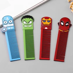 Anti-estático Iron Hair Brush, Marvel Movies, The Avengers Comb, Super-heróis Iron Man, Spider Man Deadpool, Beauty Styling Ferramenta, Maquiagem