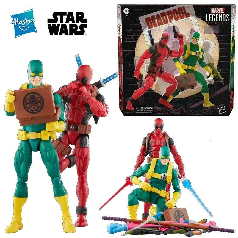 

New Original Hasbro Marvel Legends Series Deadpool and Bob Agent of Hydra Set Action Figure Model Toy Gift Collection