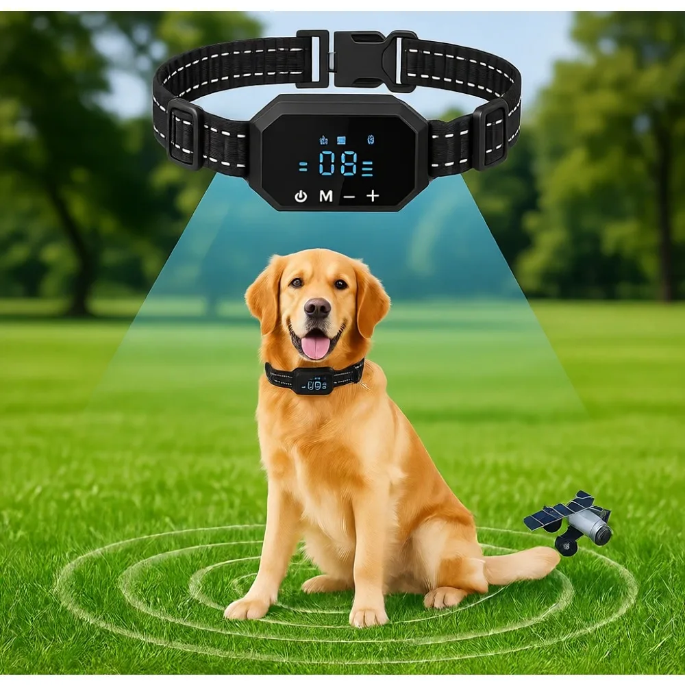 

Беспроводная GPS-система ограждения для собак с тремя режимами предупреждения, перезаряжаемая, для использования на улице, дальность действия от 98 до 3280 футов