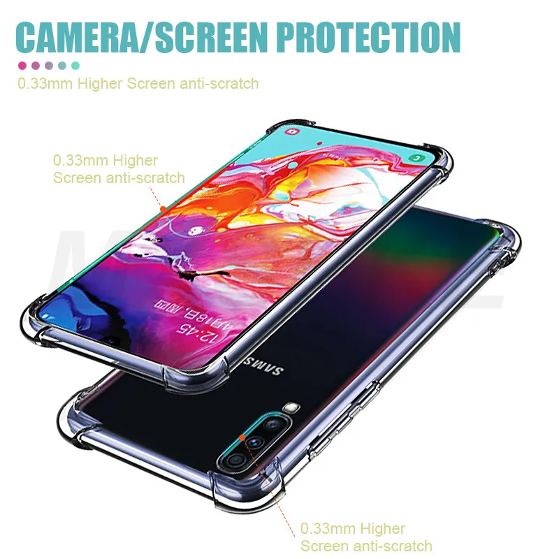 Luxury Shockproof Case For Samsung Galaxy A10 A20 A30 A40 A50 A60 A70 A80 A90 A01 A51 A71 M10 M20 M30 M40 A20E A30S Case Cover