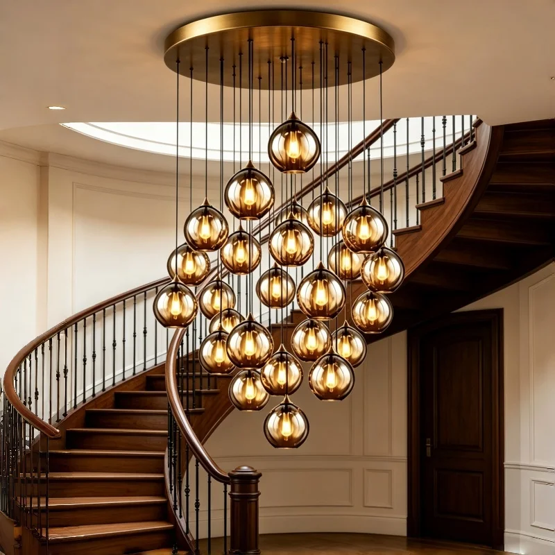 Nordic Glass LED Pendant Lights Modern Living Room Restaurant Kitchen Fixtures Ceiling Pendant Lamp Home Decor Bedroom Luminaria