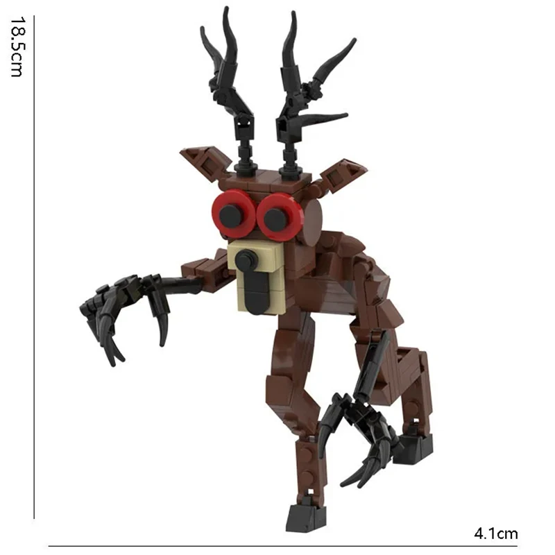 ตัวต่อบล็อก 99 คืนในป่า ของเล่นประกอบแบบจำลองสำหรับเด็ก ของขวัญวันฮาโลวีน ชุดตัวต่อบล็อก 99 คืนในป่า