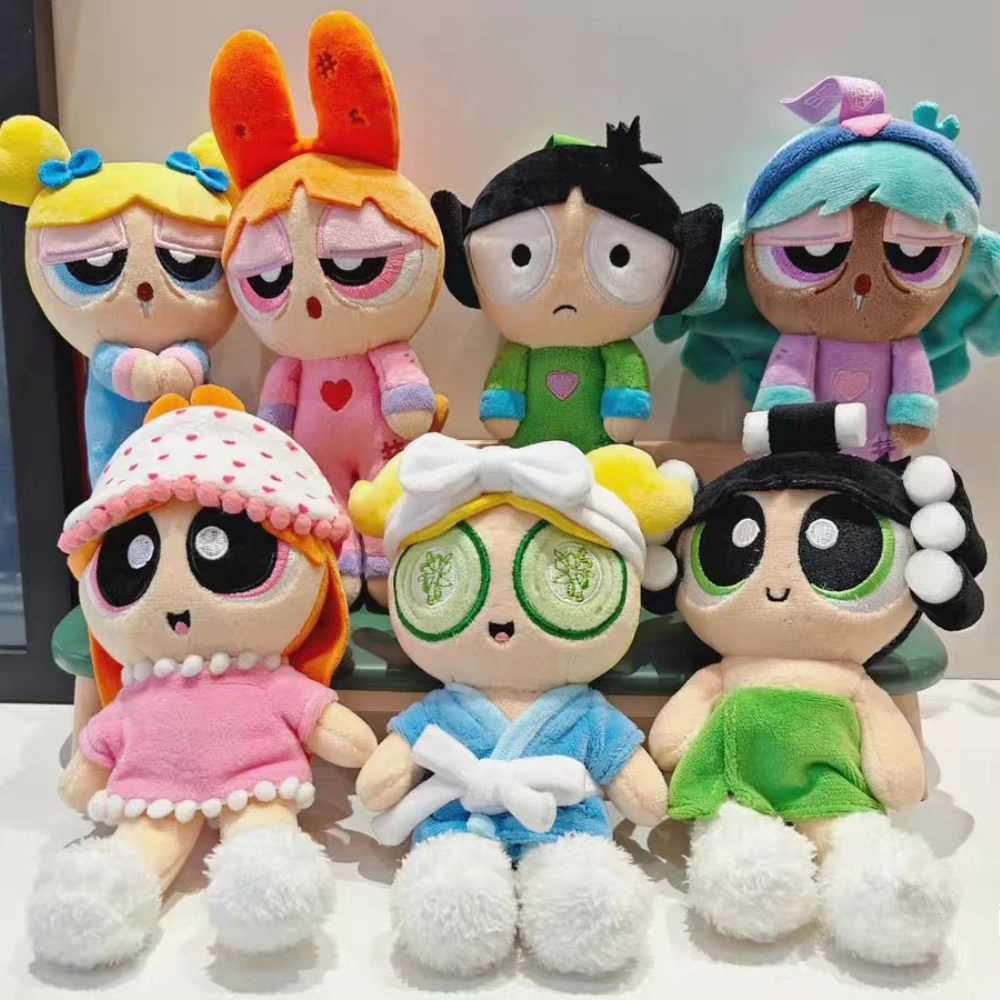 

The Powerpuff Girls Cozy Moment Figure Plush Blind Box Merchandise Doll Pendant Keychain Accessories Ornament Bag Charm Toy Gift