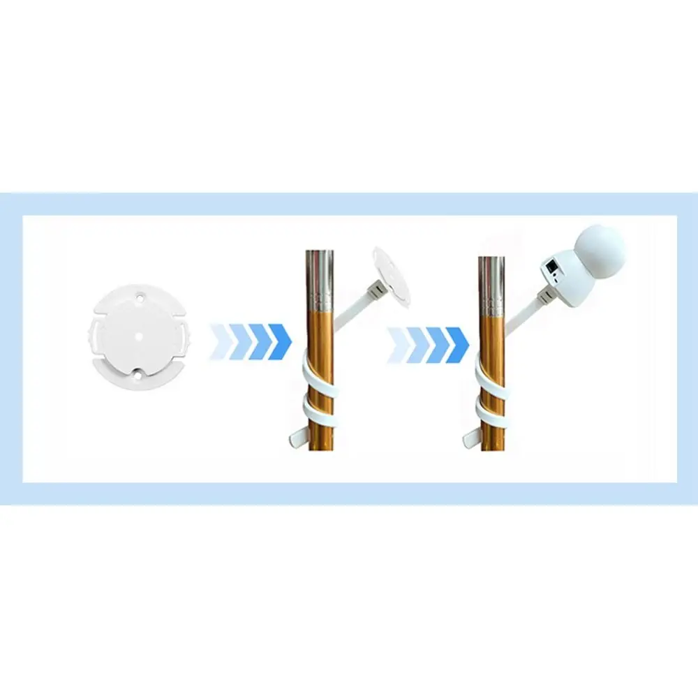 Flexible Monitor Mount ABS No Punching Neck Holder Camera Bracket for Xiaomi Mijia GoPro Hero 11 9 8 7 6 DJI Insta360