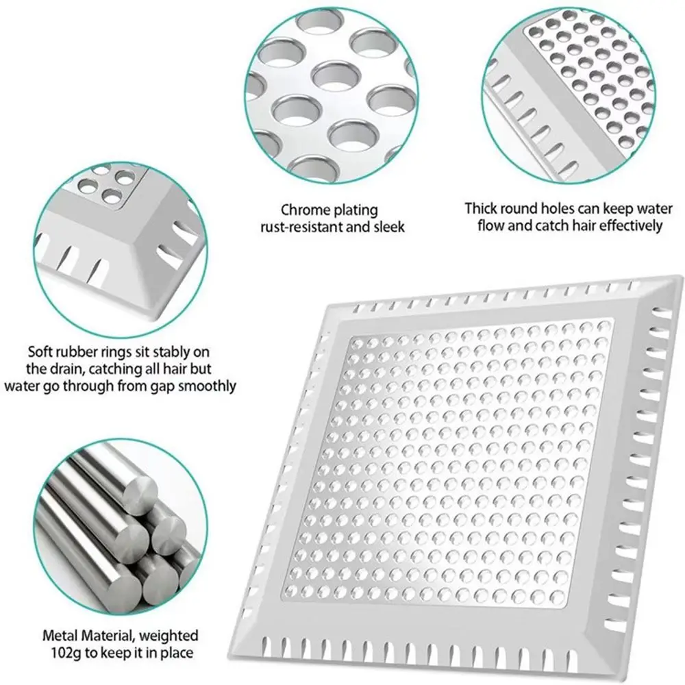 Bathroom Floor Drain Anti-blocking Bathtub Stopper Sink Strainer Shower Drain Cover Hair Sink Filter Hair Catcher Drain Filter
