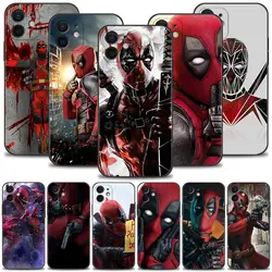 Phone Case For Apple iPhone 14 13 12 11 Pro Max 13 12 Mini 8 Plus XS Max XR X Coque Marvel Deadpool