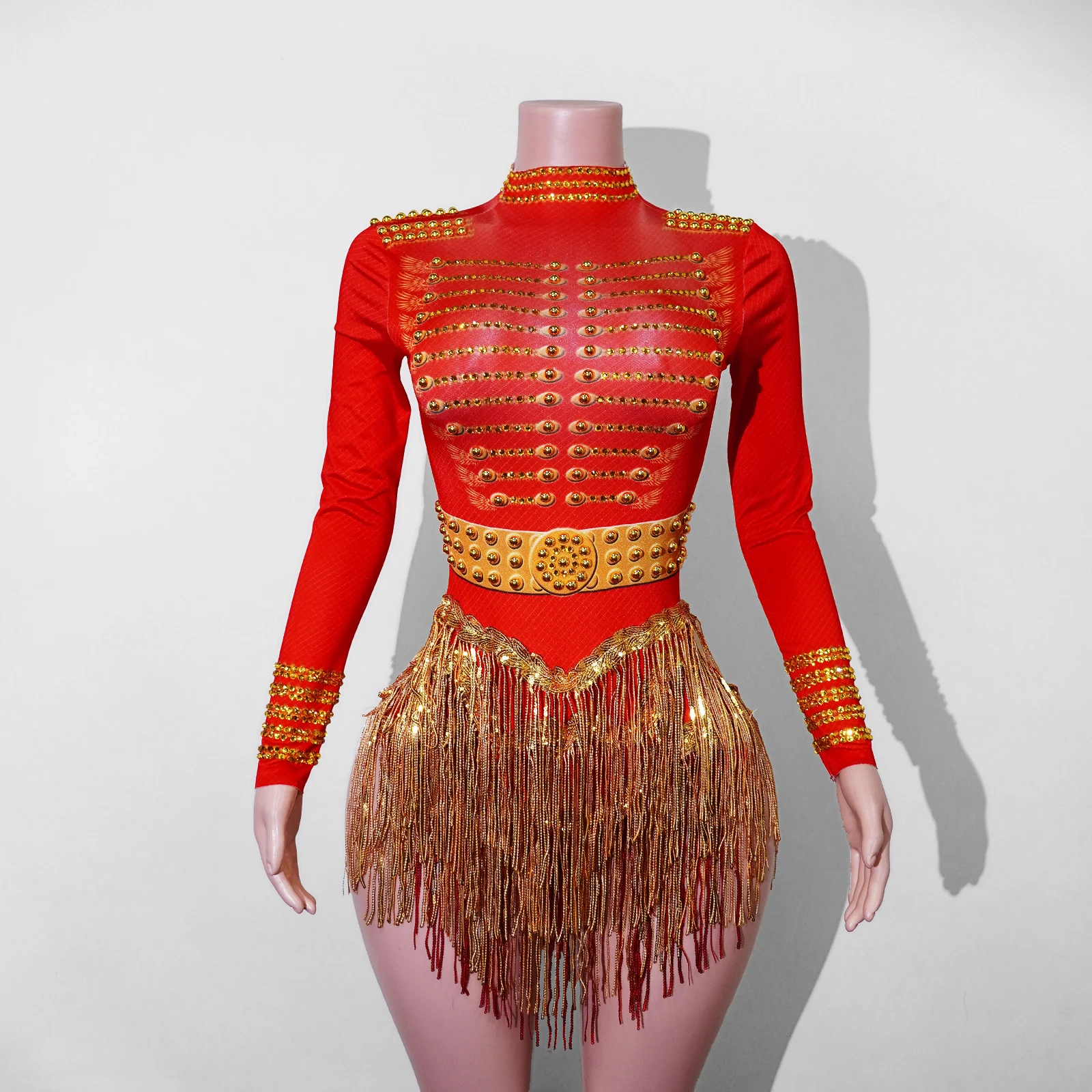 traje-de-circo-rojo-para-mujer-con-flecos-dorados-y-tachuelas-body-de-una-pieza-leotardo-para-danza-jazz-y-espectaculos-escenicos