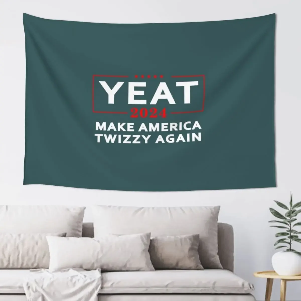 

Yeat 2024 Make America Twizzy Again President Election Tapestry Korean Room Decor Room Decor Cute Tapestry
