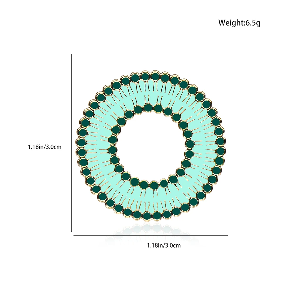 Hanreshe Biochemistry Round Fat Lipids Brooch Biology Lapel Backpack Enamel Pins Jewelry for Biologist Cytologist