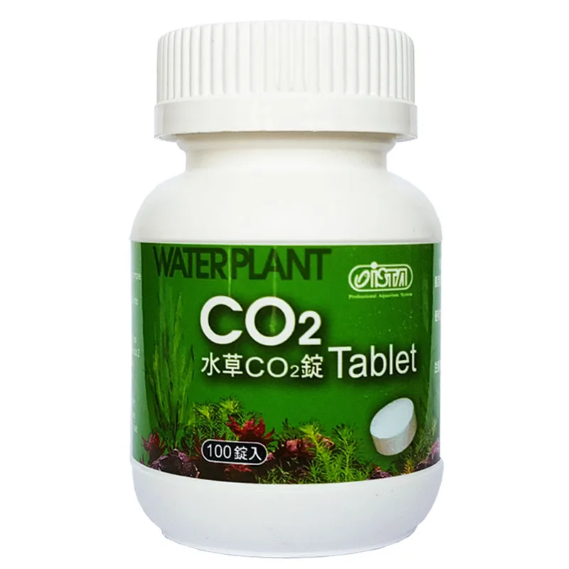 

ISTA CO2 Tablets for Aquarium Plants - Slow Release Dissolved CO2 Booster - 100 Tablets/Bottle - Fish Tank Plant Growth Supply