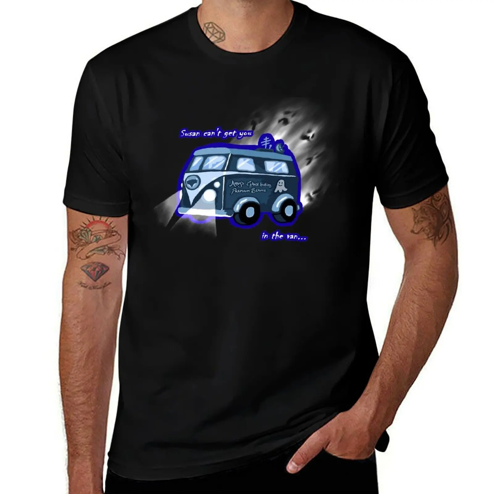 

STAY IN THE VAN T-Shirt cotton t shirts high quality t shirts for man cotton funny T-Shirt