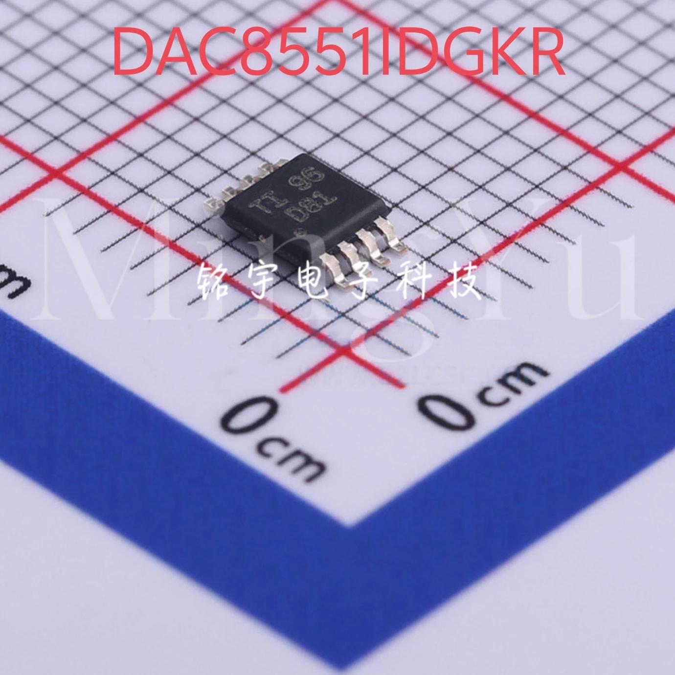 100% brand new DAC8551 DAC8551IDGKR Original and authentic products encapsulation:VSOP8