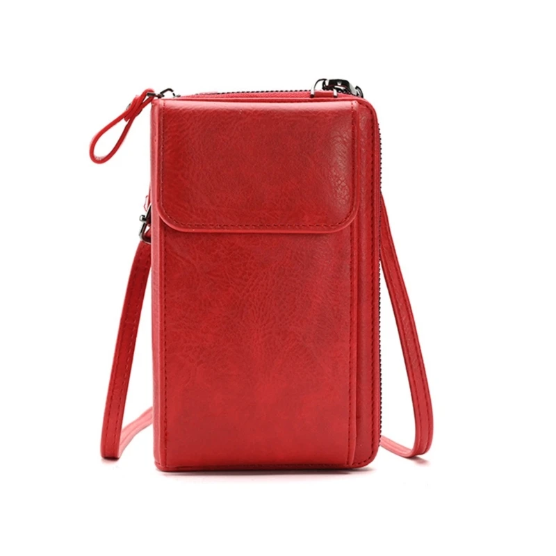 Mini Mobiele Telefoon Tas Meisje Dames Crossbody Sling Bag PU Cash Kaarthouder Hasp Schouder Portemonnee Handtas