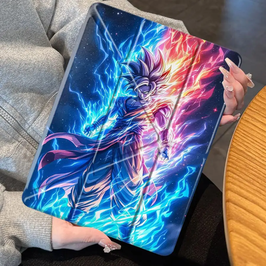 

Dragon Ball Cartoon Goku Holder Cover Tablet Case For iPad Mini 6 7 Pro 2025 Pro 11th 10th 9th 8th 7th 12.9inch Air 4 5 M3 M2 1