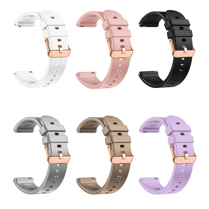 20mm Smart Watch Printed Strap For Garmin Forerunner 165 158 55 645 Vivoactive 5 3 Venu 2 Plus SQ 2 Silicone Bracelet Wristband