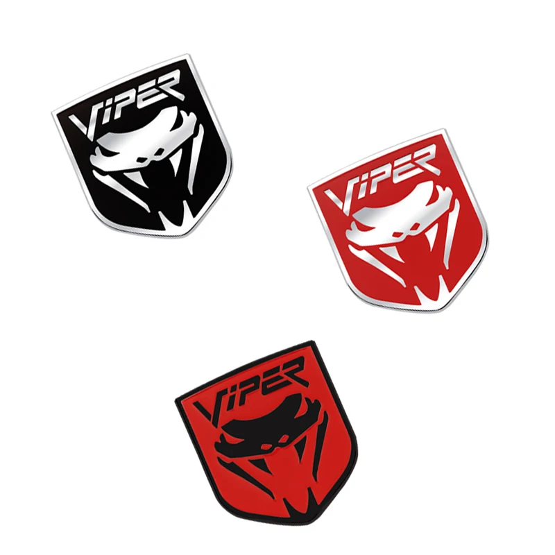 Car Front Grille Hood Rear Trunk Sticker Emblem Badge For Viper Demon Srt HELLCAT Challenger SXT Charger Grand Accessories