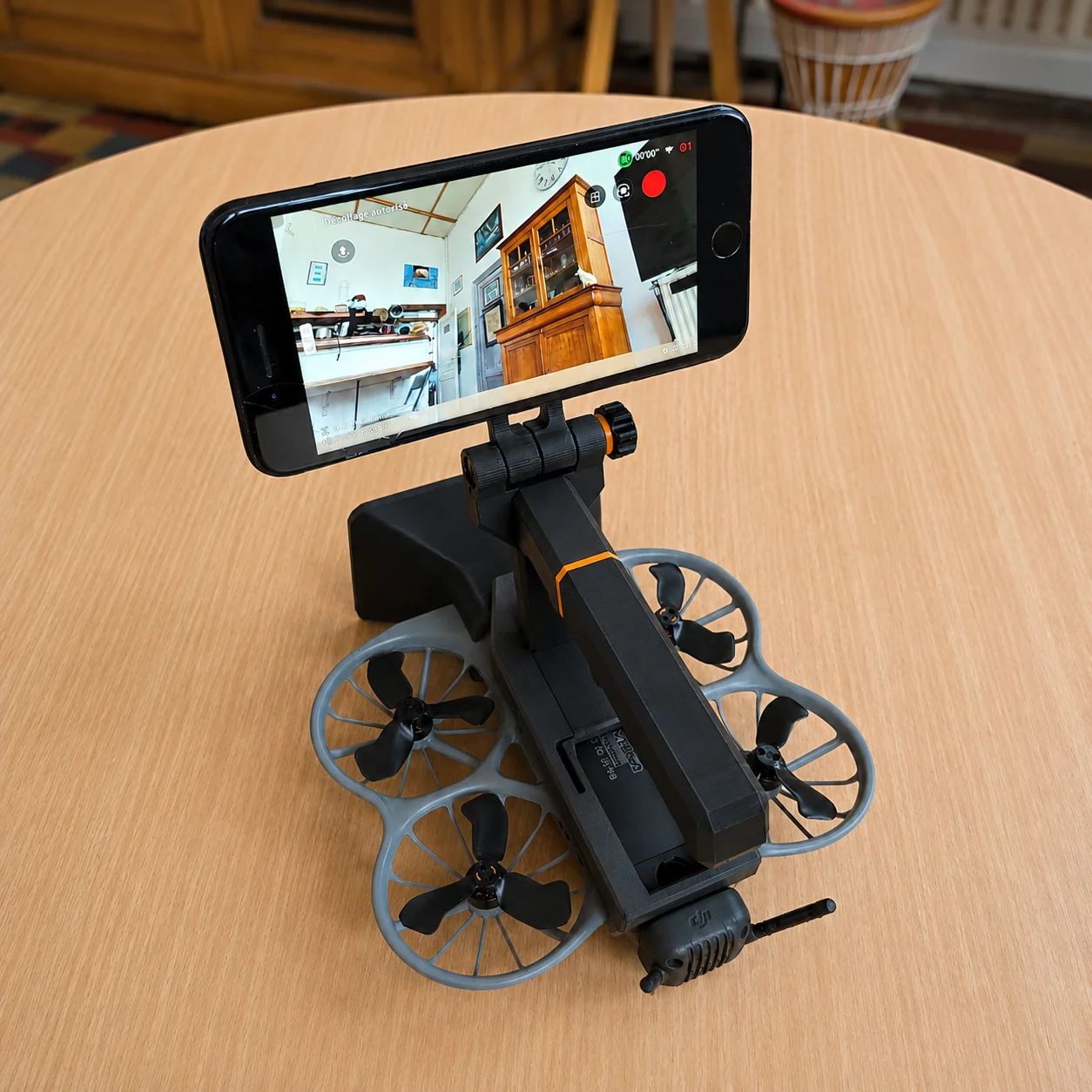 Adjustable Magnetic Phone Mount Compatible with DJI Neo 2, Foldable Smartphone Holder with Multi-Angle Rotation