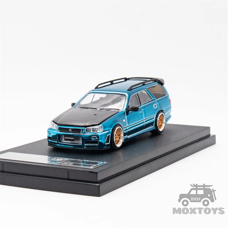 ZOOM 1:64 R34 Stagea WC34 260RS Diecast Model Car