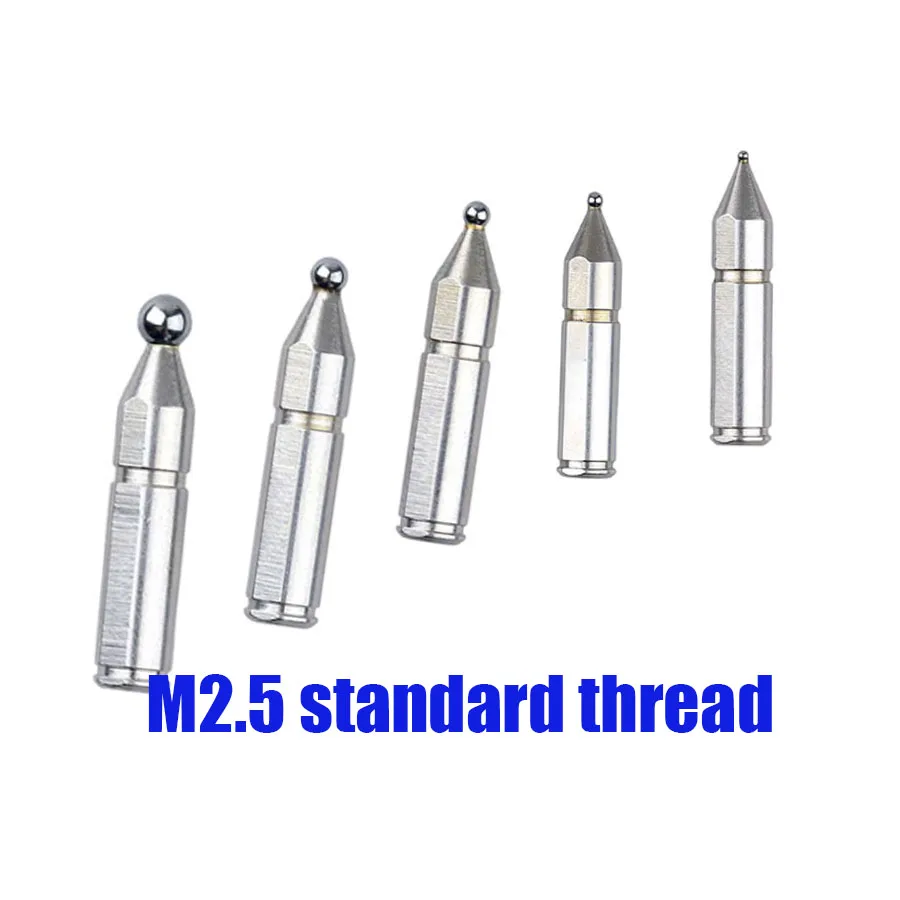 High precision probe gear measuring needle, dial gear module pitch tip, and digital micrometer