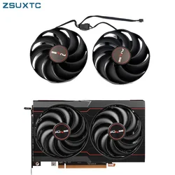 87MM FDC10H12D9-C RX6600XT 6600XT Cooler Fan For Sapphire PULSE AMD Radeon RX 6600 6650 XT Graphics Card Replacement Fans