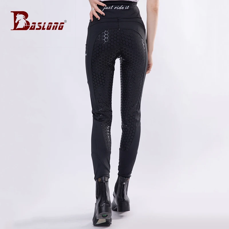 Baslong Silikonowe bryczesy jeździeckie Wiosna i lato Oddychające profesjonalne spodnie jeździeckie Damskie dziecięce ubrania jeździeckie Sprzęt rycerski Uprząż