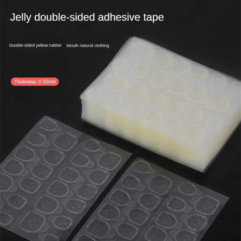 Lot Transparent Double Side Adhesive Tapes Glue Sticker False Nail Extension Stick Tools