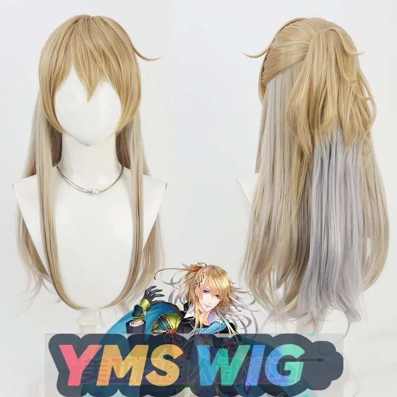 

[YMS WIG] Танец меча Сяолун Jingguang Cos парик с имитацией кожи головы, разделенный хвост, двухцветный, постепенное изменение
