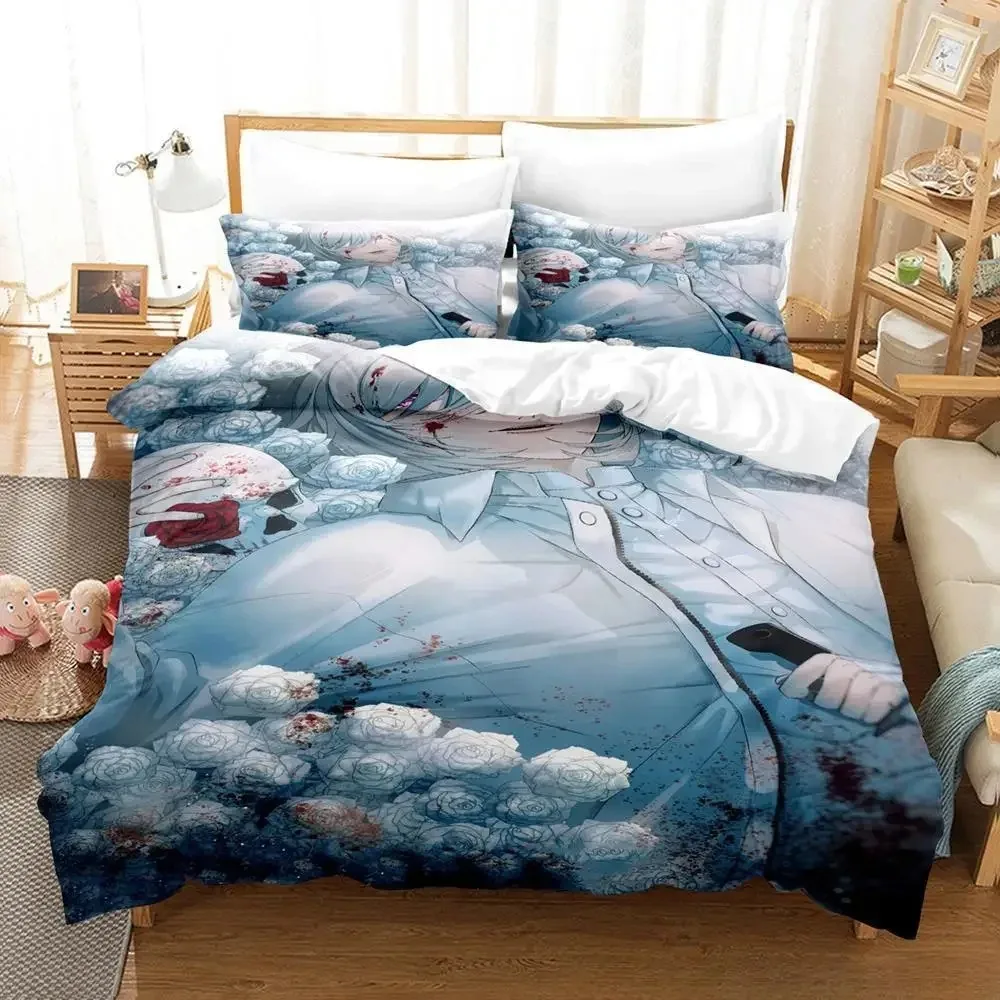 3D Print Akudama Drive Bedding Set,Duvet Cover Comforter Bed Set Quilt Cover Pillowcase,King Queen Twin Size Boys Girls Adultse